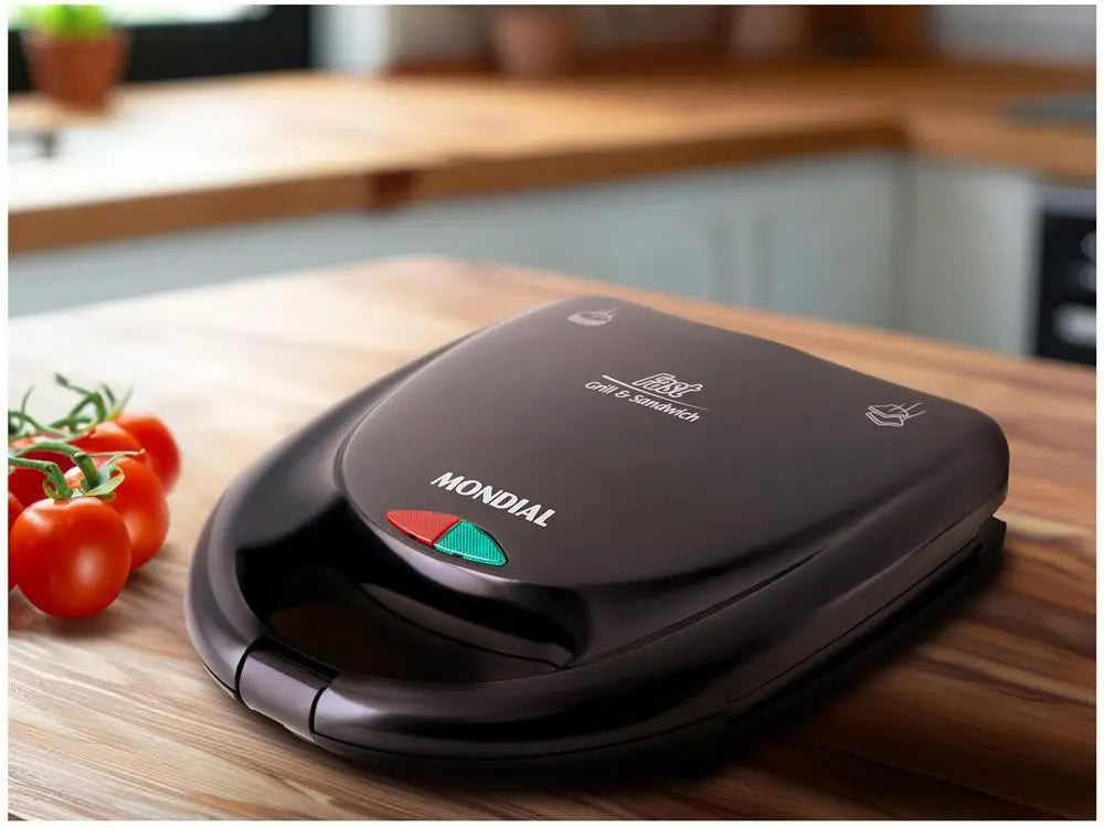 Sandwiches Mondial Fast Grill S-12 Black 750W - 110V